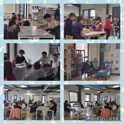 Rencontre CM2B et 1°A