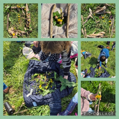 Land Art classe de CP/CE1
