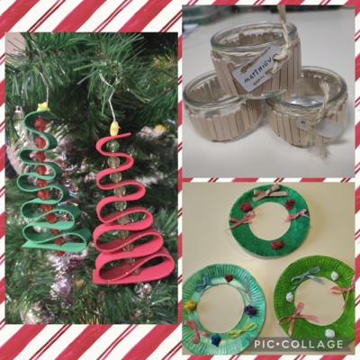 Bricolage de No&euml;l en CM2B