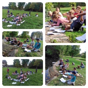 Lecture de paysages au parc d&#039;Allivet