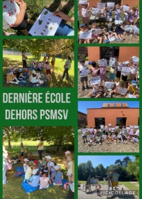 Derni&egrave;re sortie en Ecole du dehors pour la classe verte.