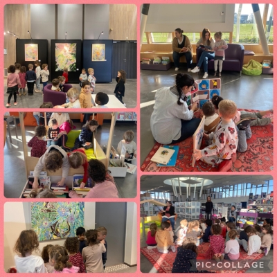 médiathèque classe verte