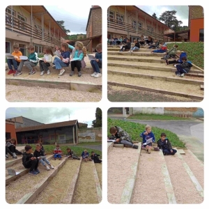 Lecture de paysages cour maternelle