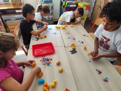 Manipulation en mathématiques en CE2B