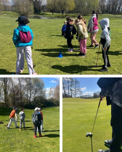 Dernière séance de golf CM1