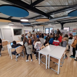 Les CM1 des &eacute;coles partenaires et Saint Fran&ccedil;ois visitent le coll&egrave;ge